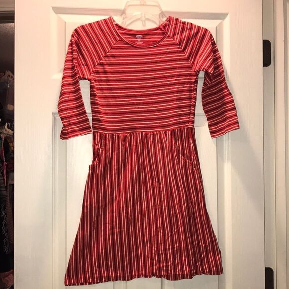 (5/$25) Old Navy red, white and blue striped dress - Picture 1 of 3